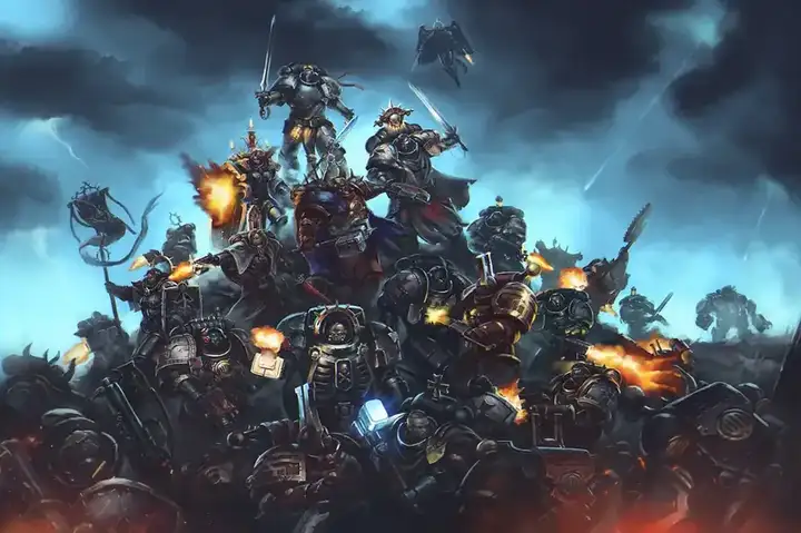 Black Templars. Commissions for Hubrecht (Plate 1) by Vitaly Perevoshikov