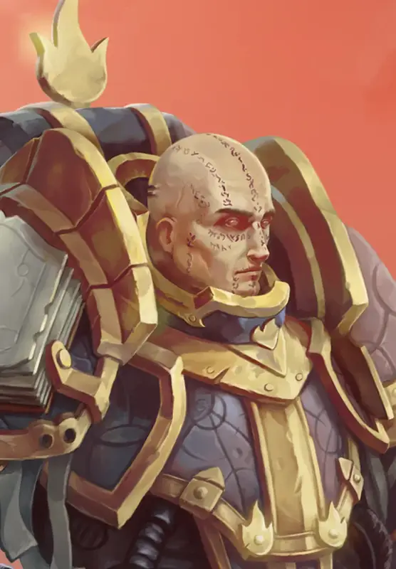 Lorgar Aurelian. Warhammer 40k. FanArt. (Plate 2) by Vitaly Perevoshikov