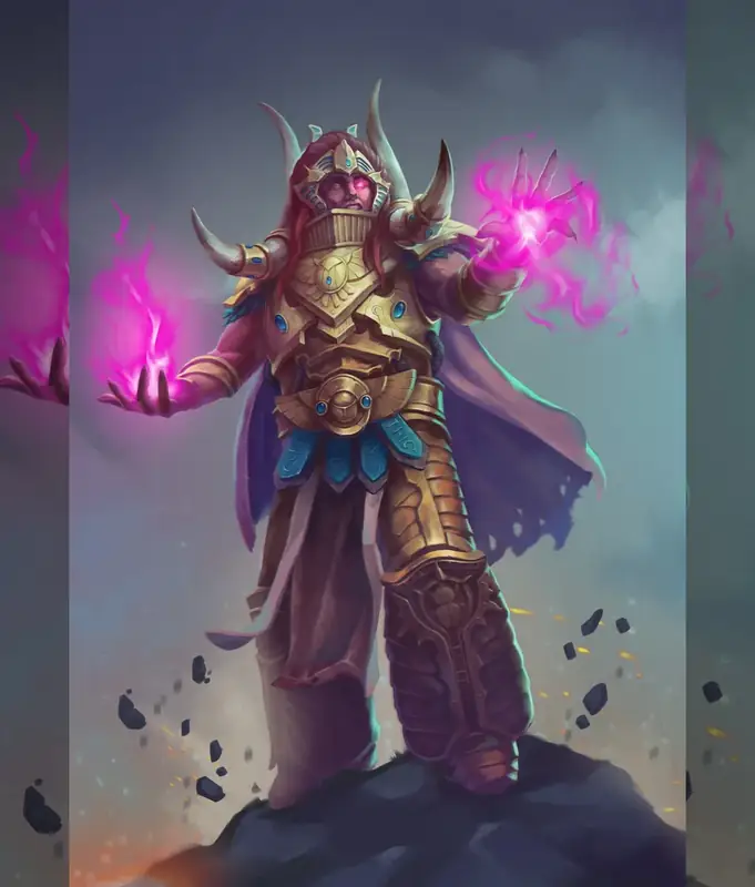 Magnus the Red. Warhammer 40k. FanArt. (Plate 3) by Vitaly Perevoshikov