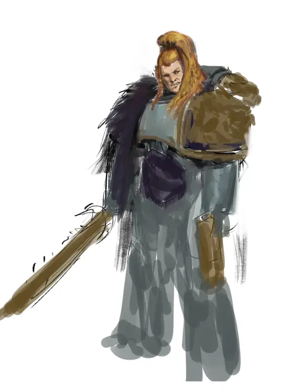 Jarl Ragnar Blackmane (Plate 2) by George Earl Abalayan