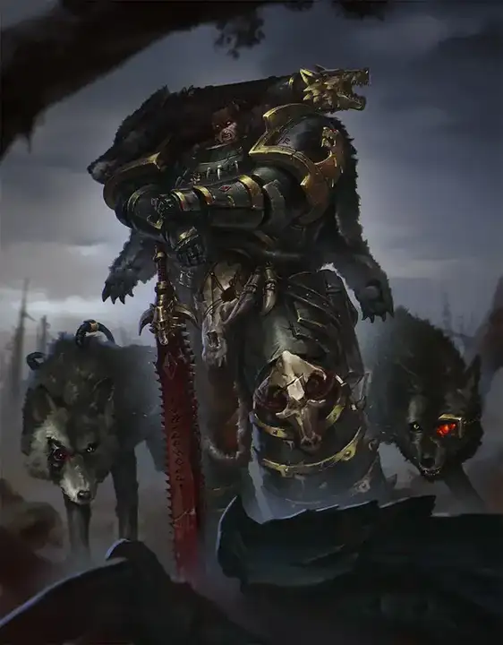Ragnar Blackmane | Warhammer 40k by Vitaly Perevoshikov