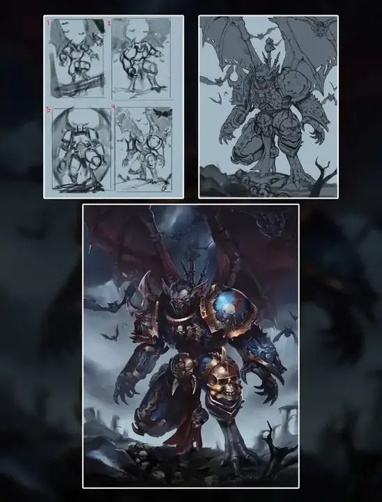 Warhammer.The Demon Prince (Plate 3) by Vitaly Perevoshikov