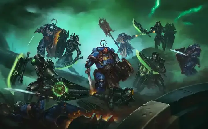 The vanguard of Roboute Guilliman arrives in the Pariah Nexus | Warhammer 40k Commissions (Pariah Nexus Phalanx) by Vitaly Perevoshikov