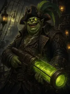 Portrait of Kaptin Badrukk