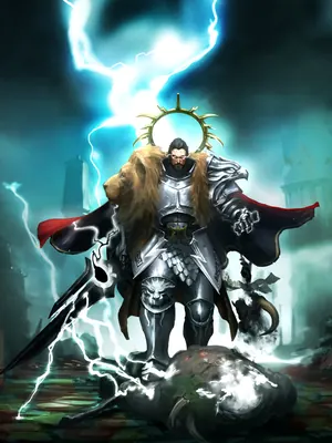 Illustration of Grey Knights Paladins
