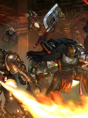 Illustration of Grey Knights Purifiers