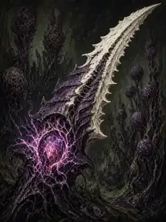 Illustration of Bonesword, Lash Whip & Scything Talons