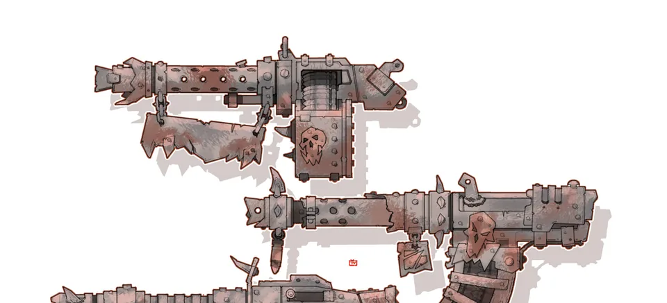 Illustration of Choppa, Big Choppa & Slugga