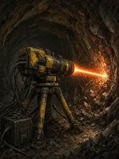 Illustration of Heavy Mining Laser, Seismic Cannon & Rock Cutter