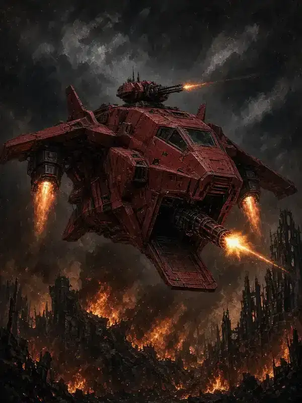 Illustration of Stormraven Gunship
